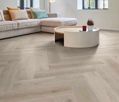 Coretec Floors Essentials Herringbone 228mm x 912mm Texas Oak H86 Vinyl Plank