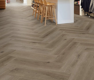 Coretec Floors Essentials Herringbone 228mm x 912mm Texas Oak H54 Vinyl Plank