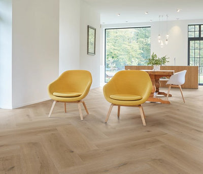 Coretec Floors Essentials Herringbone 228mm x 912mm Texas Oak H71 Vinyl Plank