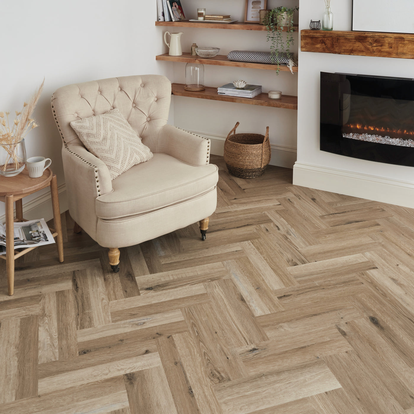 Karndean Knight Tile Herringbone 76mm x 457mm Vinyl Plank