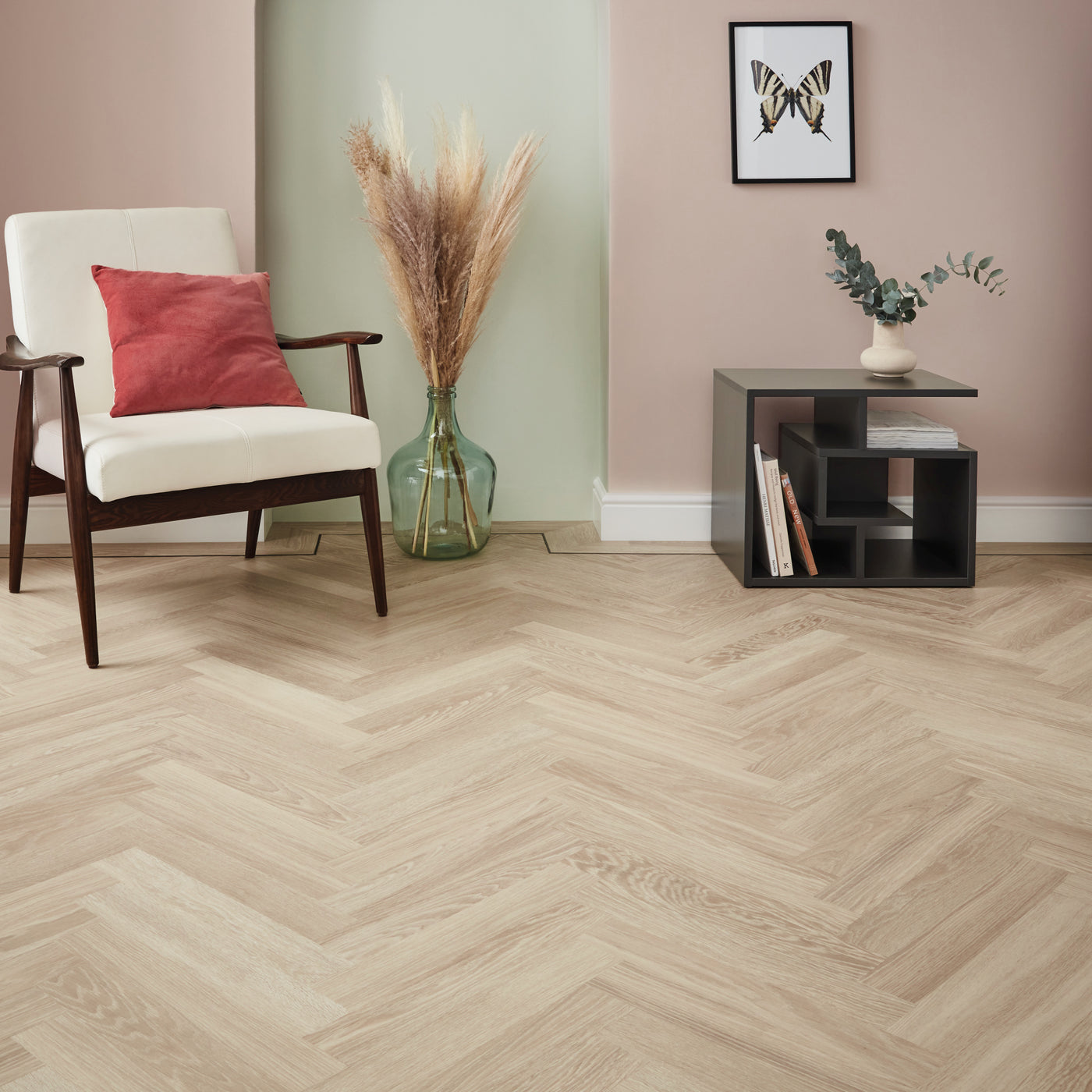 Karndean Knight Tile Herringbone 76mm x 457mm Vinyl Plank