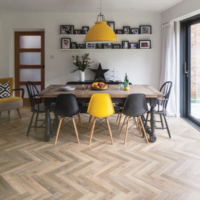 Karndean Knight Tile Herringbone 76mm x 457mm Vinyl Plank