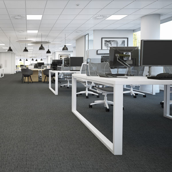 The Floor Hub Palladium 500mm x 500mm Carpet Tile Garnet
