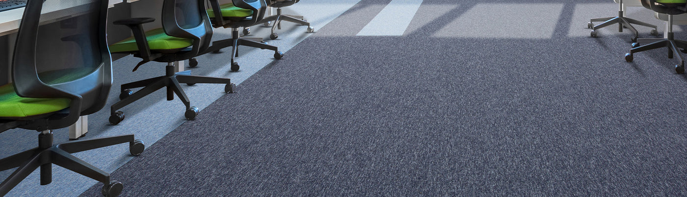 Burmatex Tivoli 500mm x 500mm Carpet Tile Multiline Melanesia Grey