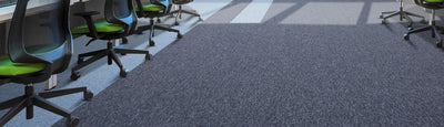 Burmatex Tivoli 500mm x 500mm Carpet Tile Multiline Melanesia Grey