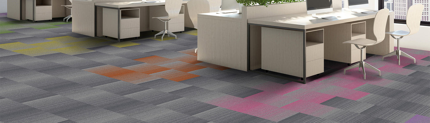 Burmatex Tivoli Mist 500mm x 500mm Carpet Tile Bora Bora