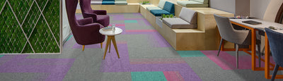 Burmatex Tivoli Mist 250mm x 1000mm Carpet Plank Polar Drift
